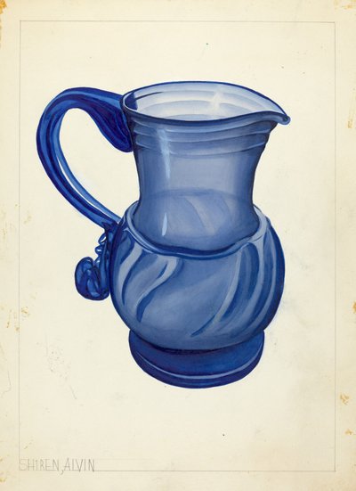 Blown Glass - Pitcher by Alvin Shiren