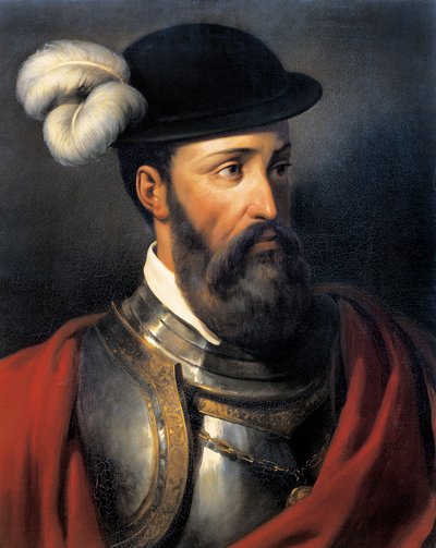 Portrait of Francisco Pizarro by Amable Paul Coutan