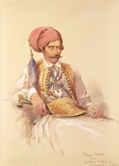 Constantinos Sisopulos, 1852 by Amadeo Preziosi
