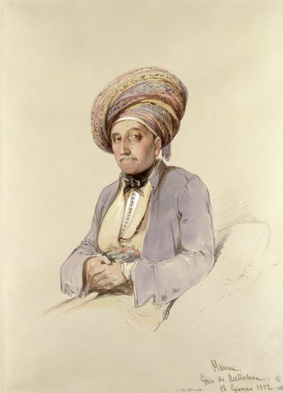 Hanna - A Greek from Antioch, 1852 by Amadeo Preziosi