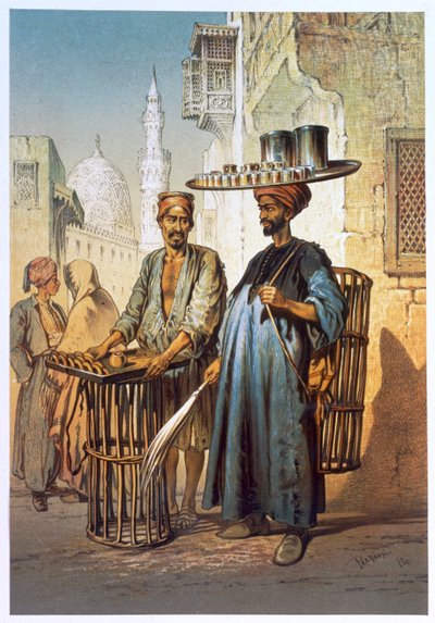 The tea seller by Amadeo Preziosi