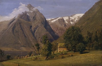 Summer Day, Balestrand by Amaldus Nielsen