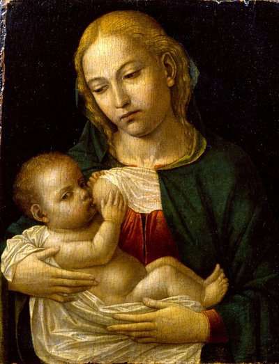 Madonna del Latte, c. 1485 by Ambrogio Bergognone