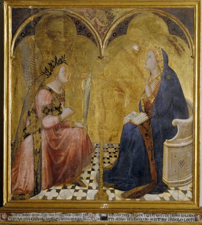 The Annunciation by Ambrogio Lorenzetti