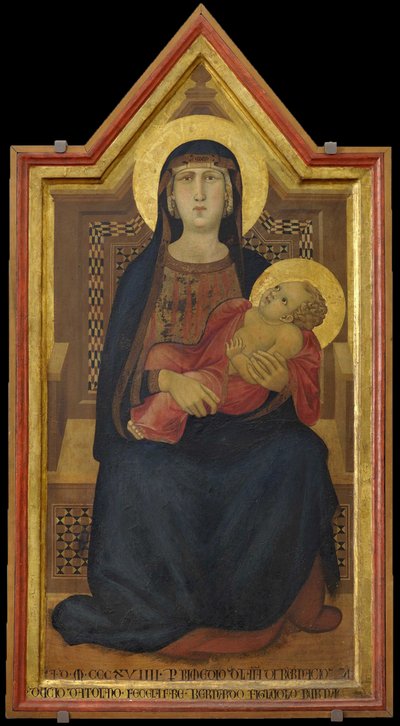 The Virgin and Child Enthroned by Ambrogio Lorenzetti