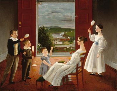 The Children of Nathan Starr, 1835 by Ambrose Andrews
