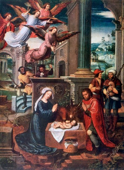The Nativity by Ambrosius Benson