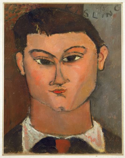 Portrait of the Painter Moïse Kisling by Amedeo Modigliani