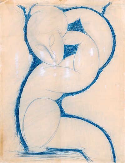 Caryatid by Amedeo Modigliani