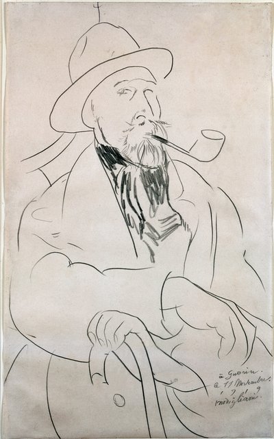 Charles Guerin. Portrait of Charles Guerin by Amedeo Modigliani