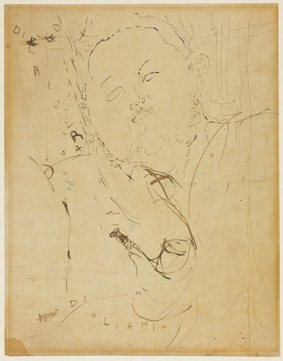 Diego Rivera by Amedeo Modigliani