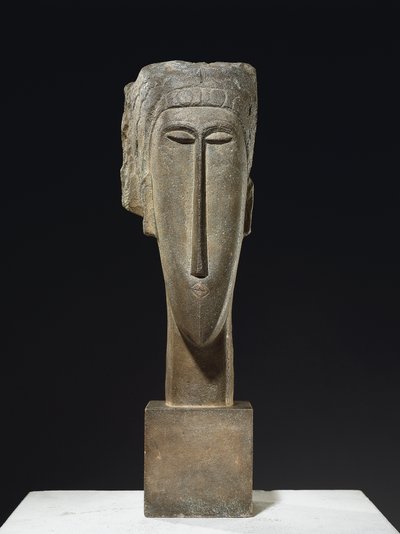 Head, c.1910-12 by Amedeo Modigliani