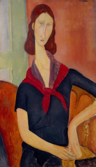 Portrait of Jeanne Hébuterne by Amedeo Modigliani