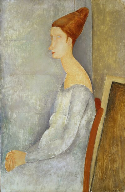 Portrait of Jeanne Hebuterne by Amedeo Modigliani