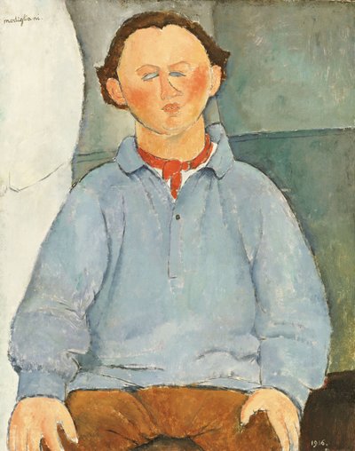 Portrait of Oscar Miestchanioff by Amedeo Modigliani