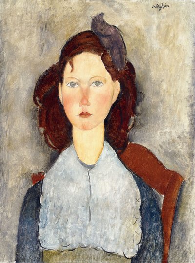 Seated girl, 1918 by Amedeo Modigliani