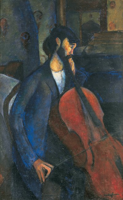The Violoncellist by Amedeo Modigliani