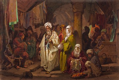 The Grand Bazaar by Amedeo Preziosi