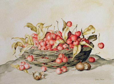 Basket of Cherries by Amelia Kleiser