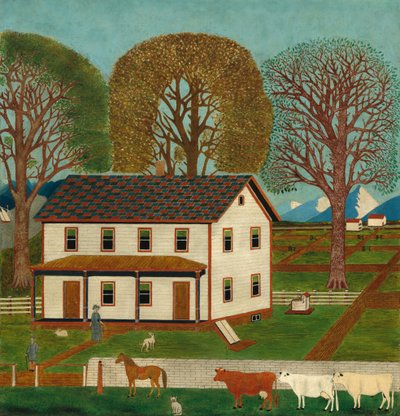 Farmhouse in Mahantango Valley by American 19th Century