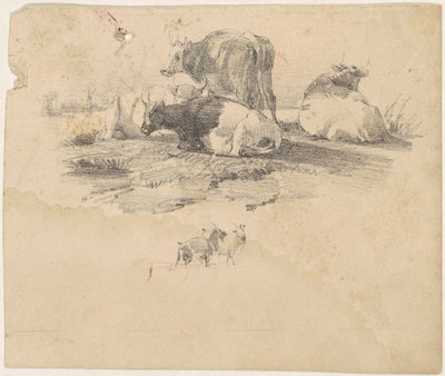 Herd of Cattle by American 19th Century