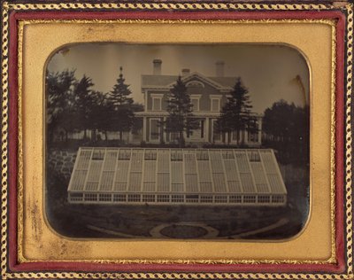 House with Greenhouse, Virginia by American 19th Century