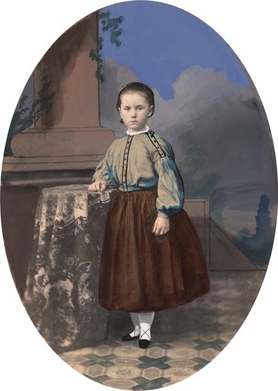 Portrait of a Girl by American 19th Century