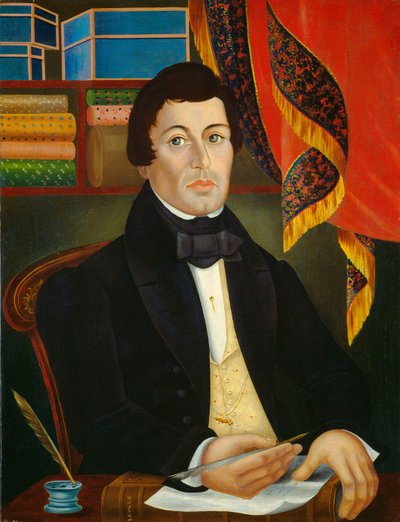 Textile Merchant by American 19th Century