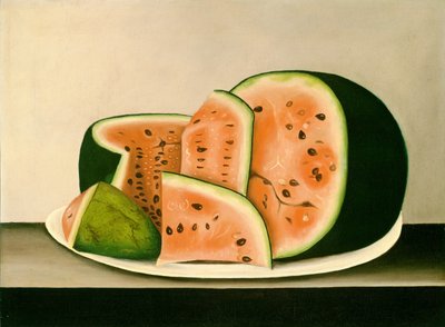 Watermelon on a Plate by American 19th Century