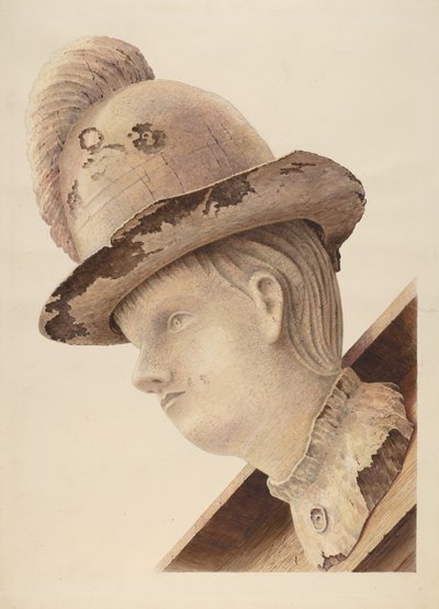 Figurehead from Schooner "Haroldine" by American 20th Century