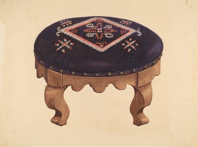 Footstool by American 20th Century