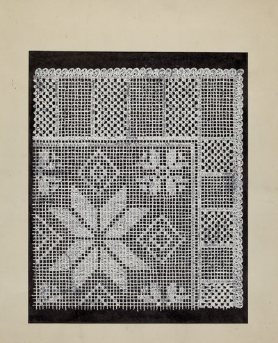 Lace Hardanger by American 20th Century