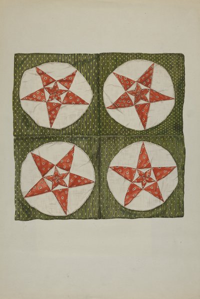 Quilt Blocks - Applique Star by American 20th Century