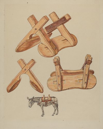 Unrigged Pack Saddle by American 20th Century