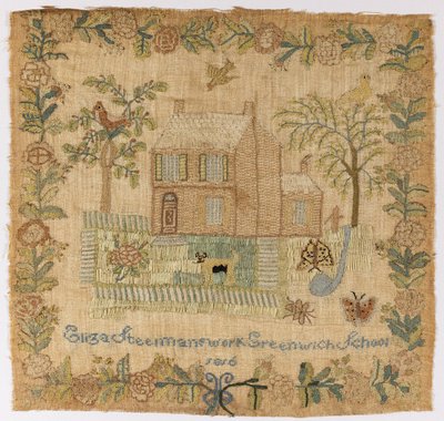 Sampler by American Eliza Steelman