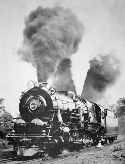 A Decapod locomotive by American Photographer