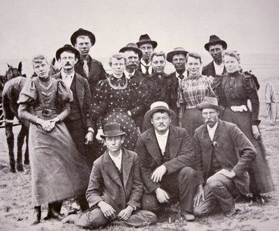 American Pioneers, c.1850 by American Photographer