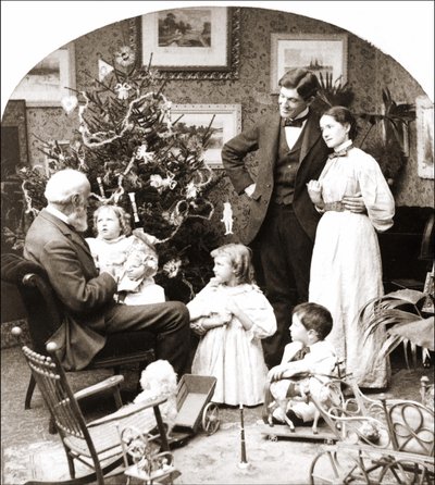 American Family on Christmas Day by American Photographer