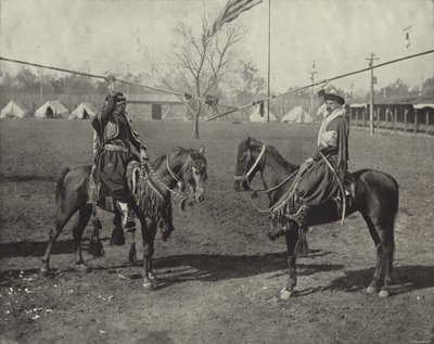 Arab Spearmen of the Wild East Show by American Photographer