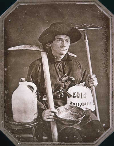 Gold Rush prospector by American Photographer