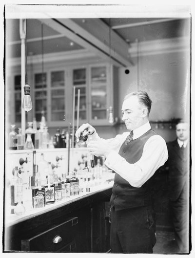 Internal Revenue Bureau Chemist G.F. Beyer by American Photographer