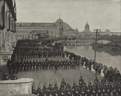 Military Parade on Dedication Day by American Photographer