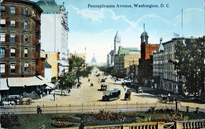 Pennsylvania Avenue, Washington D.C, c.1910 by American Photographer