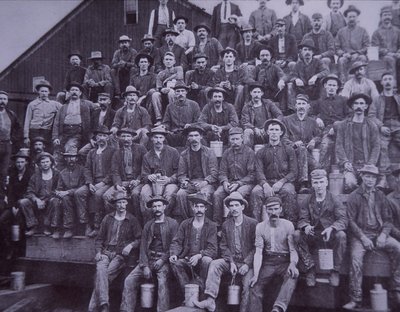 Sawmill Workers by American Photographer