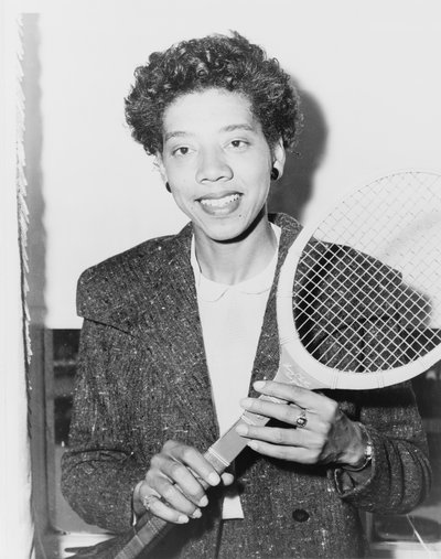 Tennis Star Althea Gibson, United States, 1956 by American Photographer