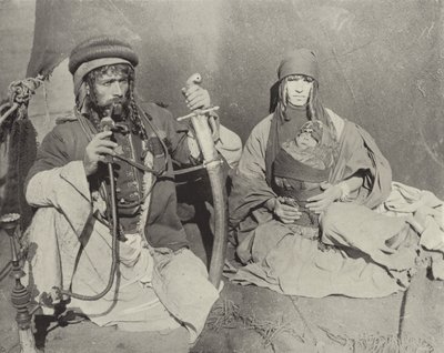 The Bedouin Chief and Family by American Photographer