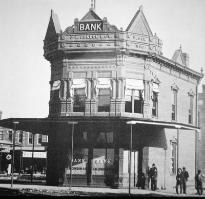 The Condon Bank, Coffeyville, Kansas by American Photographer
