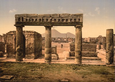 The Forum, Pompeii, c.1890-1900 by American Photographer