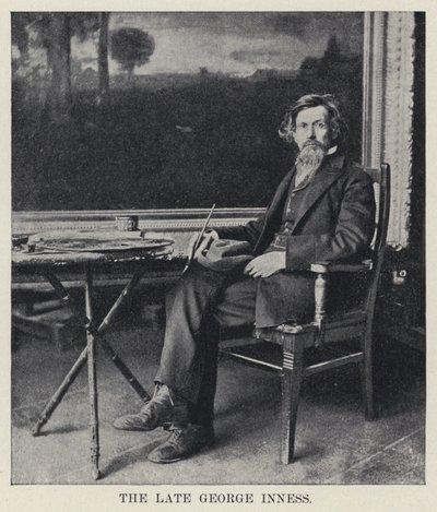 The late George Inness by American Photographer