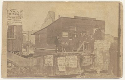 W. D. Kerfoot Block, 1871 by American Photographer